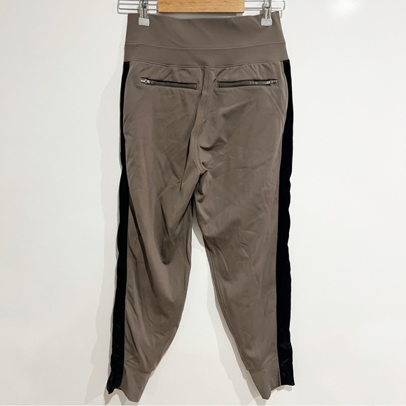 Athleta Venice Velvet Stripe Jogger Pant Coffee House - Picture 5 of 9